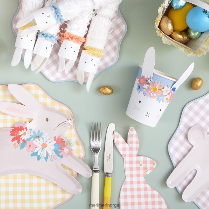 MERI MERI gingham bunny servietter (x 16) 04TF4455 samlinger