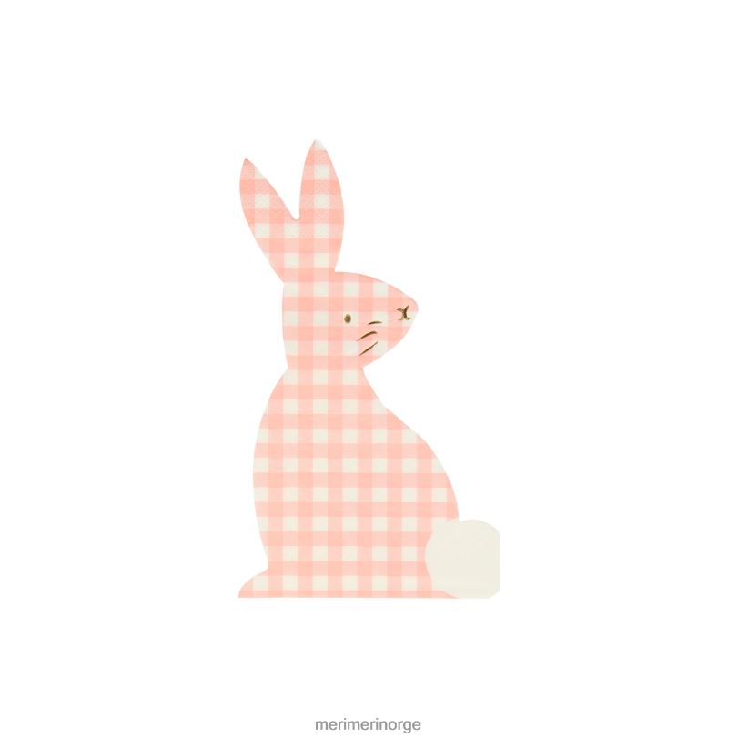 MERI MERI gingham bunny servietter (x 16) 04TF4455 samlinger