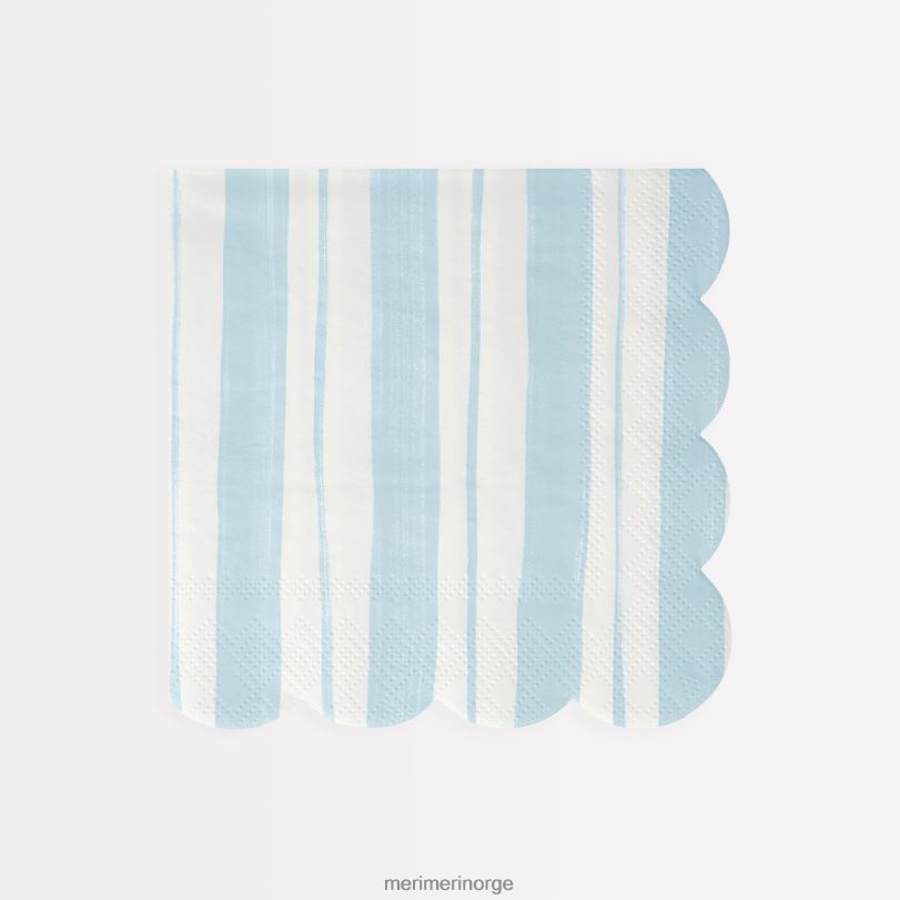 MERI MERI tikkende stripe store servietter (x 16) 04TF4440 samlinger