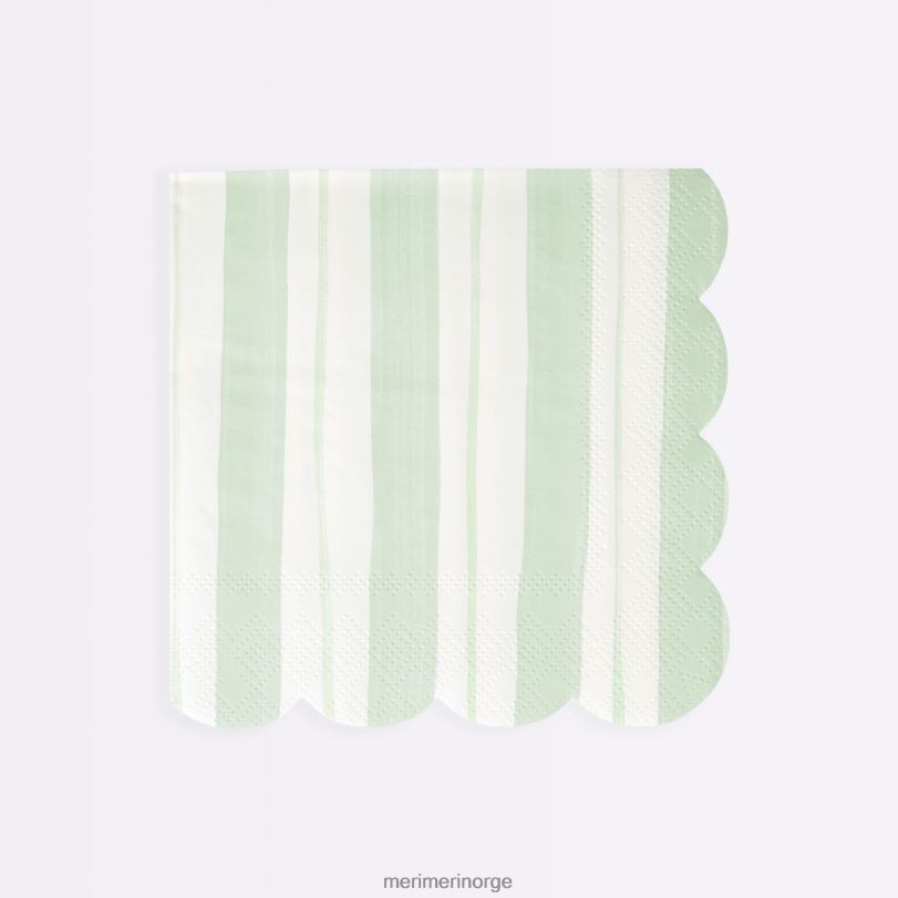 MERI MERI tikkende stripe store servietter (x 16) 04TF4440 samlinger