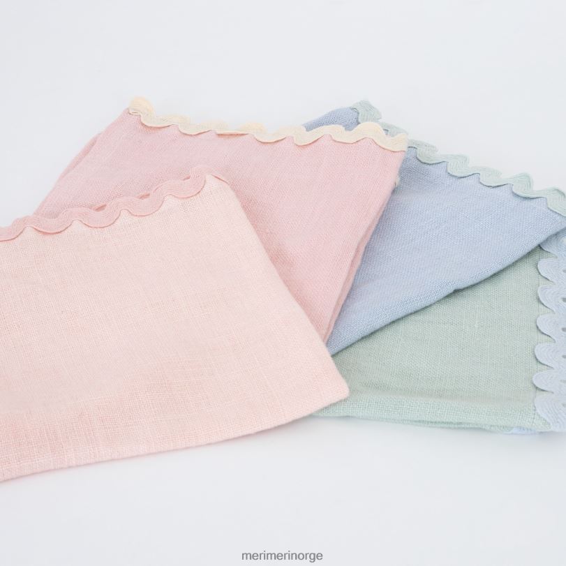 MERI MERI pastell stoffservietter (x 4) 04TF4568 samlinger