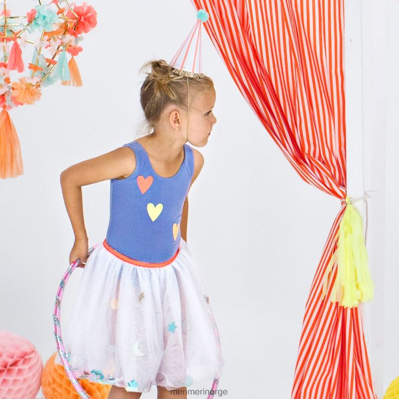 MERI MERI stripe pompong festhatter (x 8) 04TF4476 samlinger