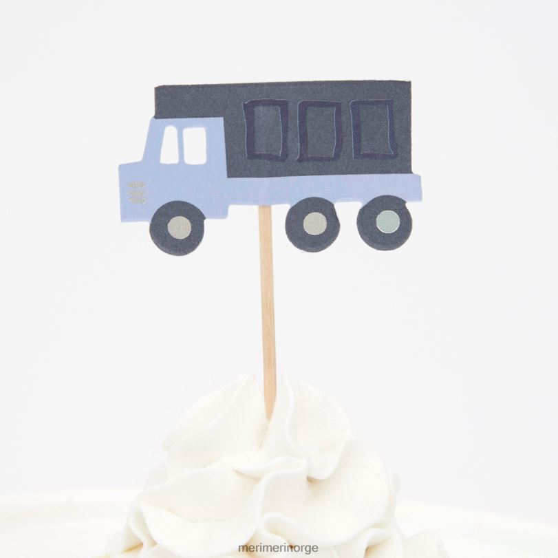 MERI MERI bygge-cupcake-sett (x 24 toppers) 04TF4241 samlinger
