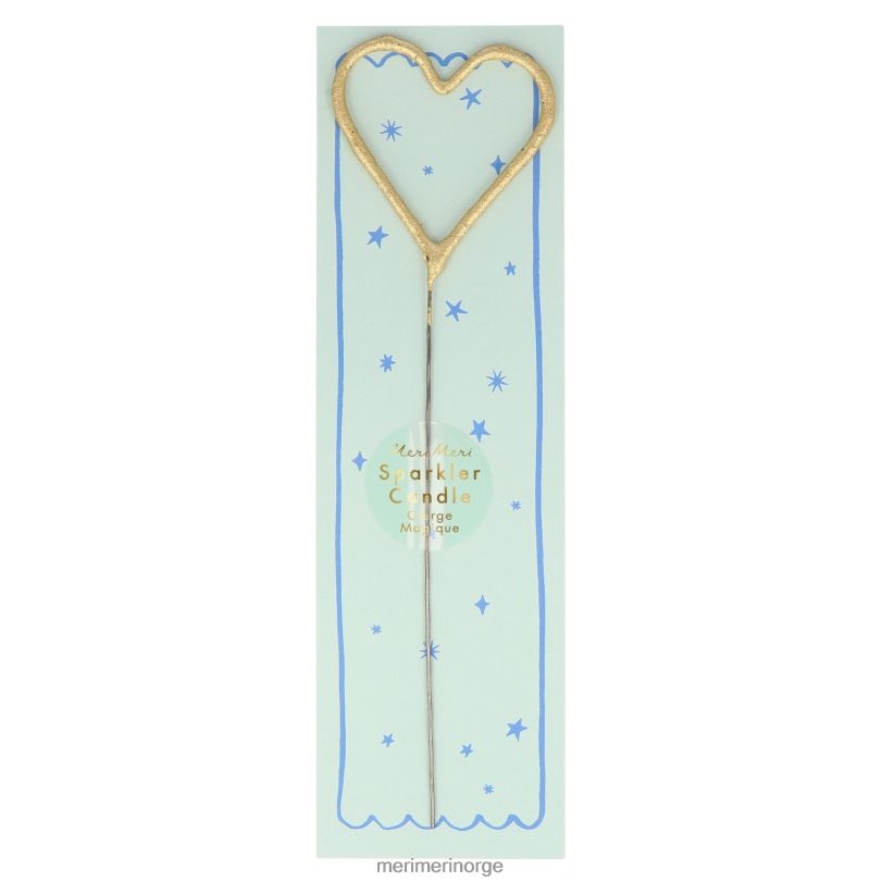 MERI MERI gull sparkler hjerte lys 04TF4250 samlinger