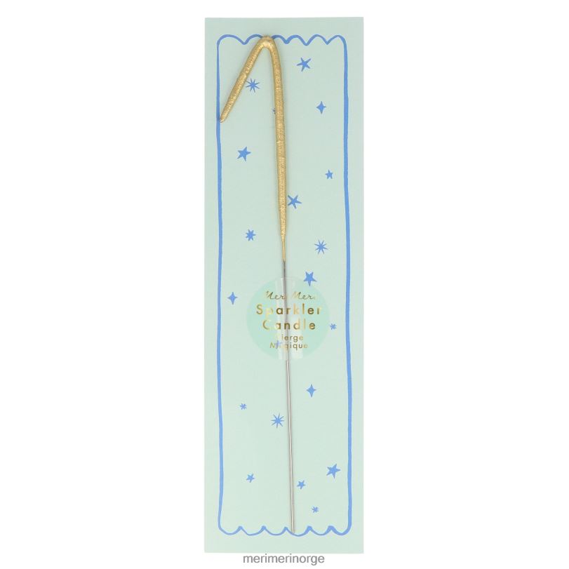 MERI MERI gull sparkler tall 0 til 9 lys 04TF4251 samlinger