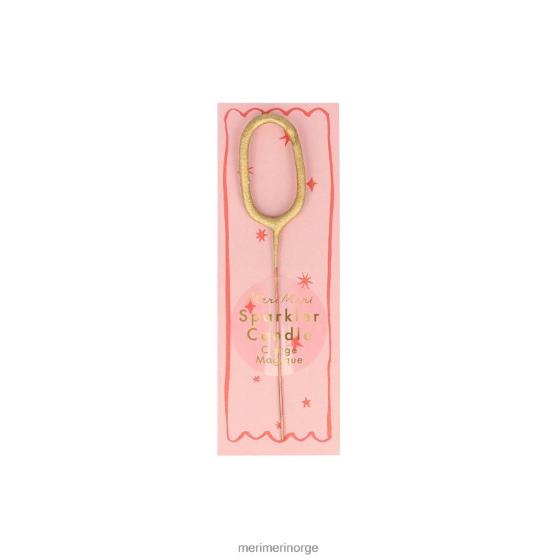 MERI MERI gull sparkler tall 0 til 9 mini lys 04TF4252 samlinger