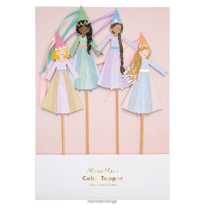 MERI MERI magiske prinsessekaketopper (x 4) 04TF4645 samlinger