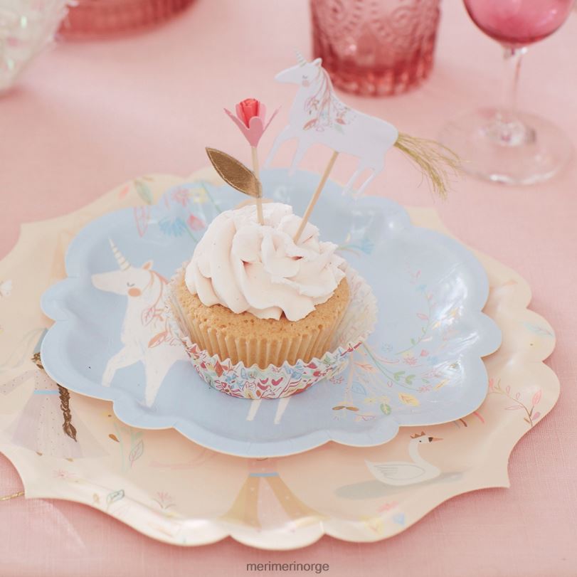 MERI MERI prinsesse cupcake-sett (x 24 toppers) 04TF4637 samlinger