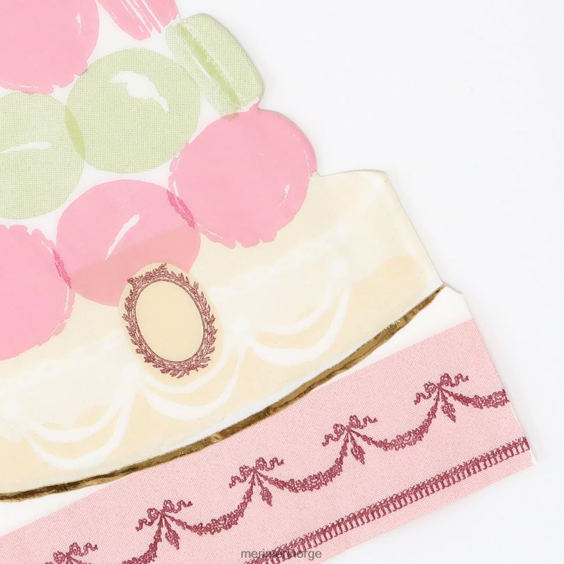 MERI MERI laduree paris macaron pyramideservietter (x 16) 04TF4517 samlinger