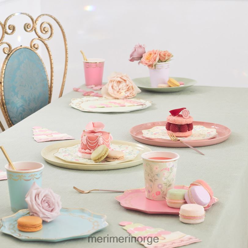 MERI MERI laduree paris middagstallerkener (x 8) 04TF4516 samlinger