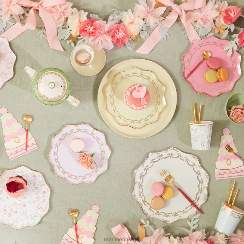 MERI MERI laduree paris sideplater (x 8) 04TF4518 samlinger