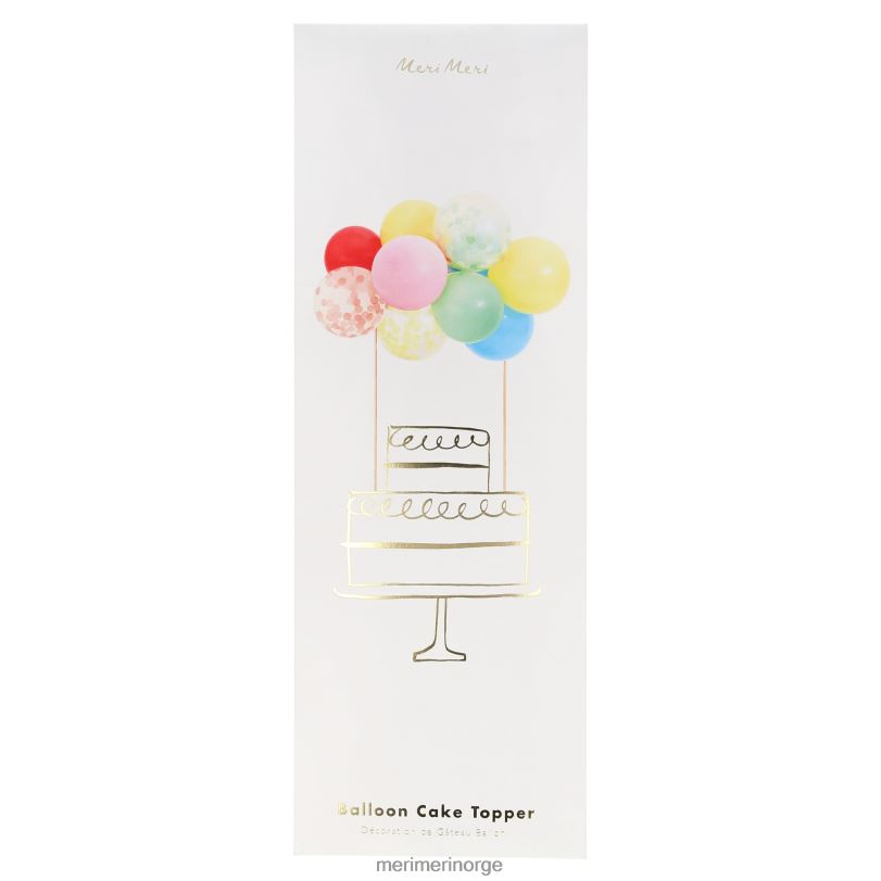 MERI MERI rainbow ballong cake topper kit 04TF4678 samlinger