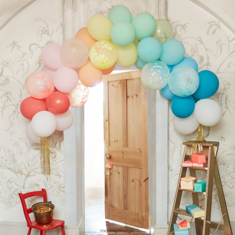 MERI MERI regnbueballongbuesett (x 40 ballonger) 04TF4669 samlinger