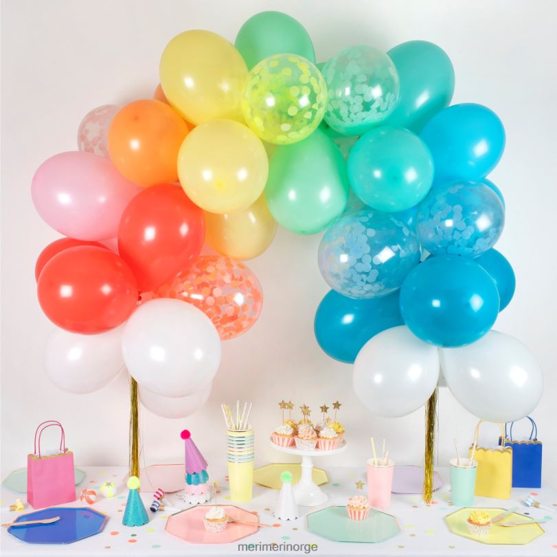 MERI MERI regnbueballongbuesett (x 40 ballonger) 04TF4669 samlinger