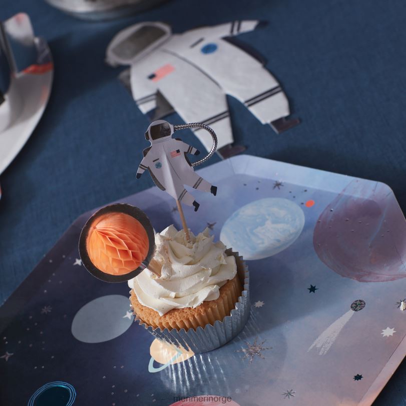 MERI MERI space cupcake-sett (x 24 toppers) 04TF4774 samlinger