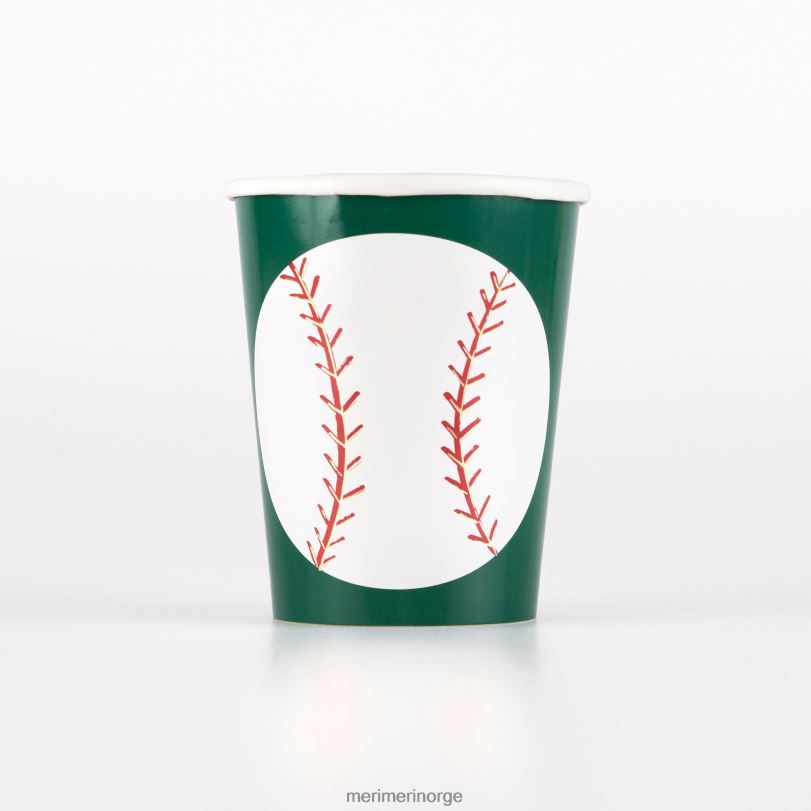 MERI MERI baseball kopper (x 8) 04TF4794 samlinger