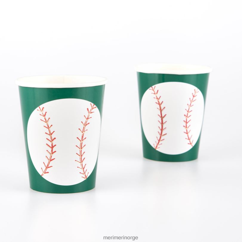 MERI MERI baseball kopper (x 8) 04TF4794 samlinger