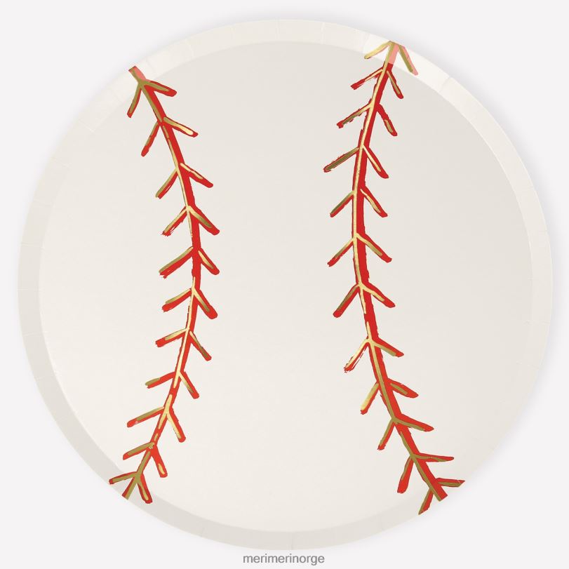 MERI MERI baseballplater (x 8) 04TF4792 samlinger