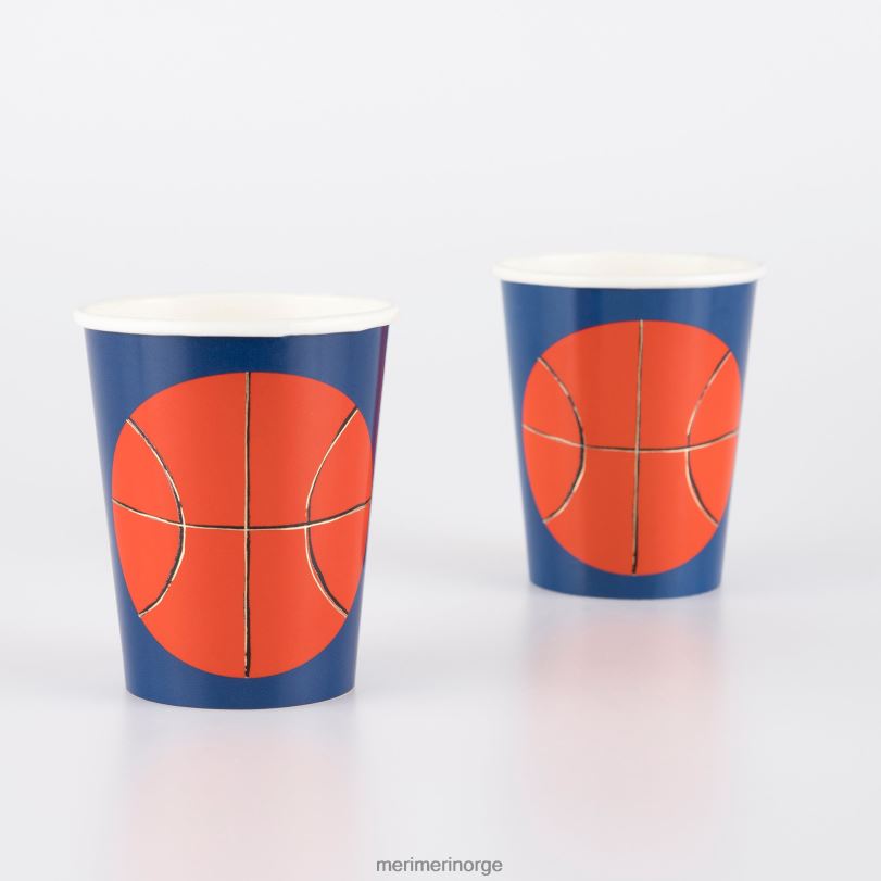 MERI MERI basketball kopper (x 8) 04TF4800 samlinger