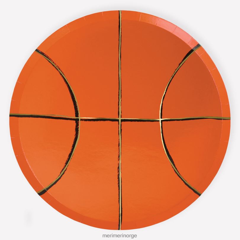 MERI MERI basketballplater (x 8) 04TF4798 samlinger