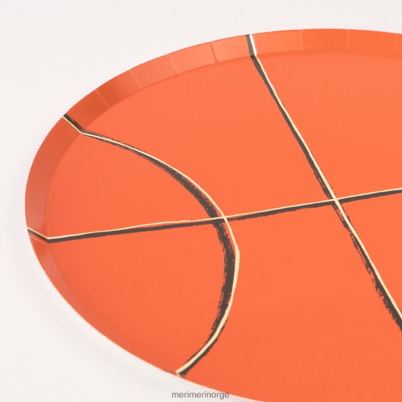 MERI MERI basketballplater (x 8) 04TF4798 samlinger