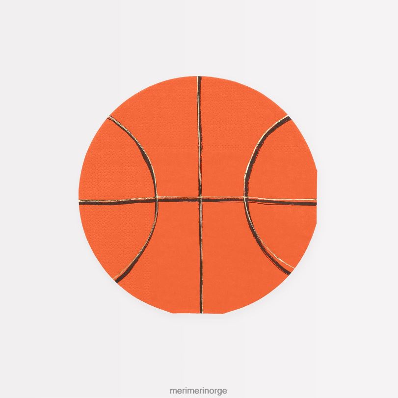 MERI MERI basketballservietter (x 16) 04TF4799 samlinger