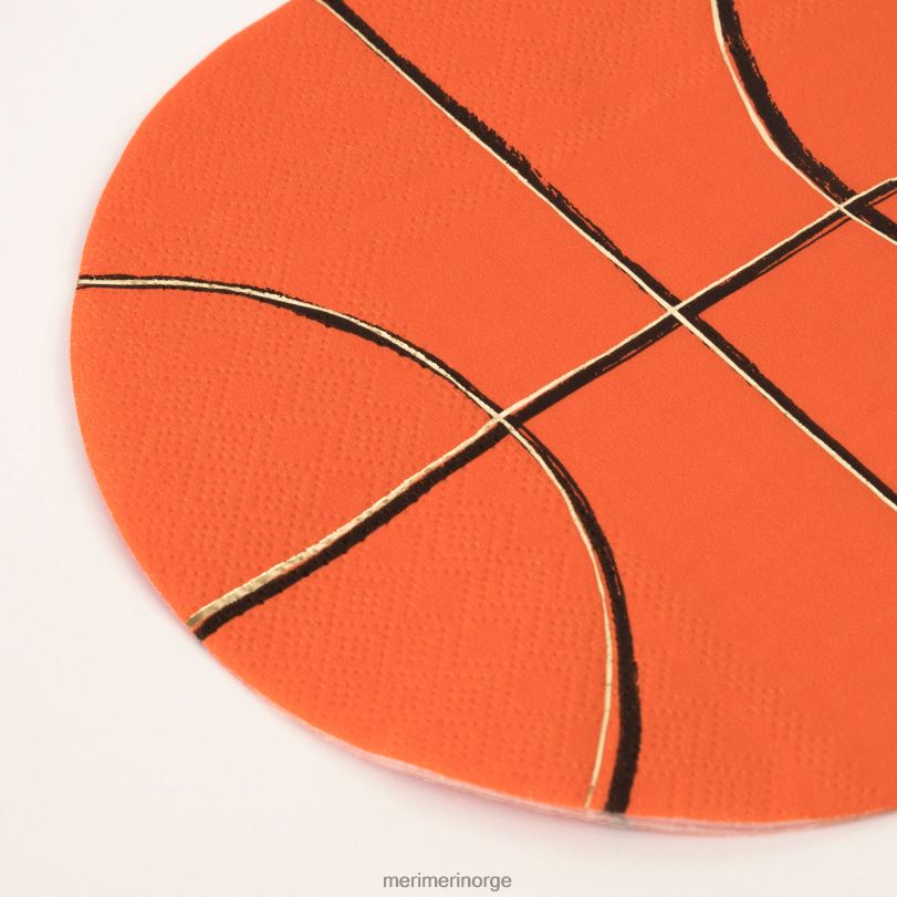 MERI MERI basketballservietter (x 16) 04TF4799 samlinger