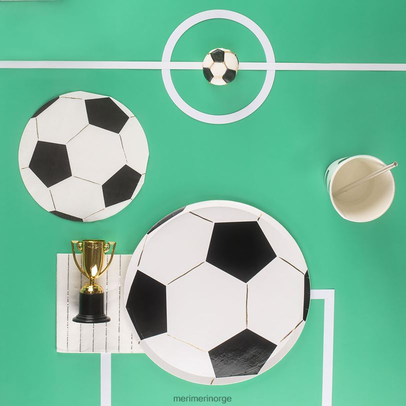 MERI MERI fotballservietter (x 16) 04TF4796 samlinger
