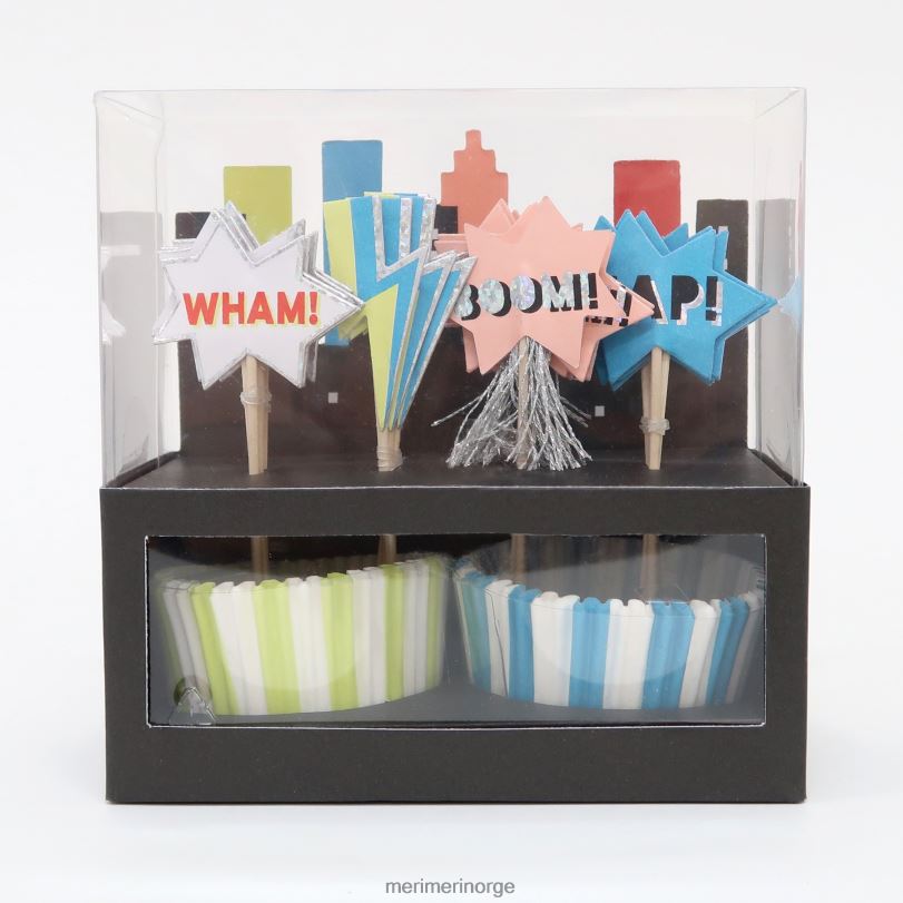 MERI MERI superhelt-cupcake-sett (x 24 toppers) 04TF4811 samlinger