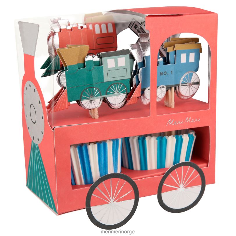 MERI MERI train cupcake kit (x 24 toppers) 04TF4826 temaer og anledninger