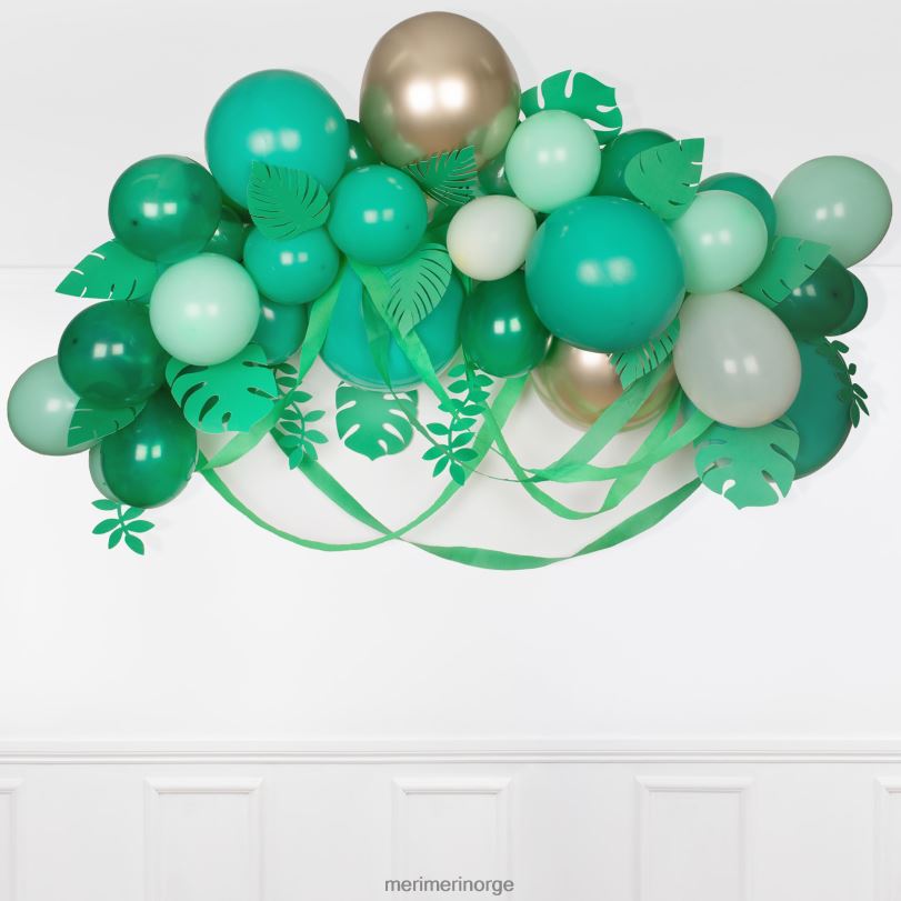 MERI MERI bladgrønn ballongbue (x 44 ballonger) 04TF4265 temaer og anledninger