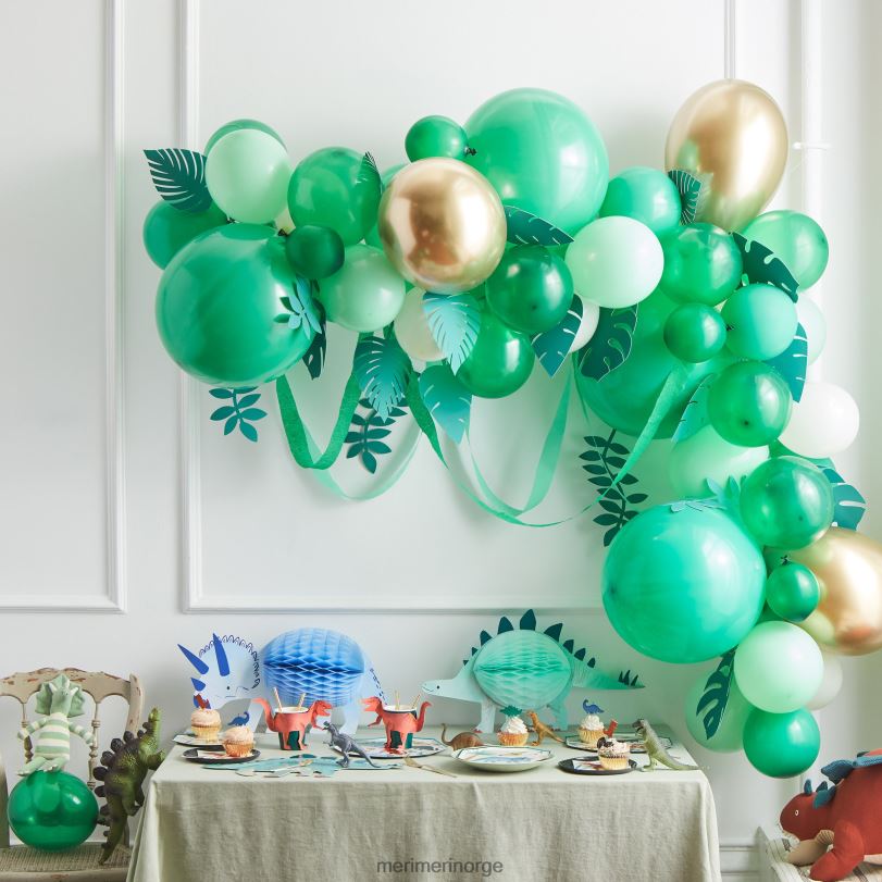 MERI MERI bladgrønn ballongbue (x 44 ballonger) 04TF4265 temaer og anledninger