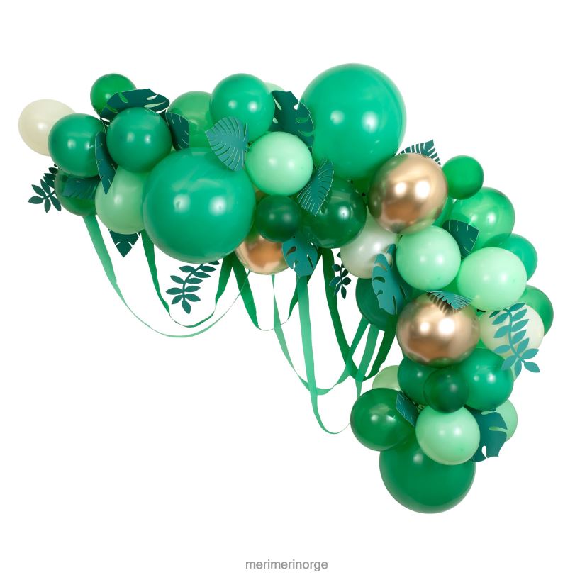 MERI MERI bladgrønn ballongbue (x 44 ballonger) 04TF4265 temaer og anledninger