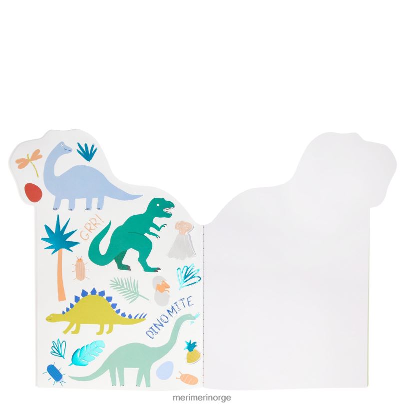 MERI MERI dinosaur-klistremerke og skissebok 04TF4292 temaer og anledninger