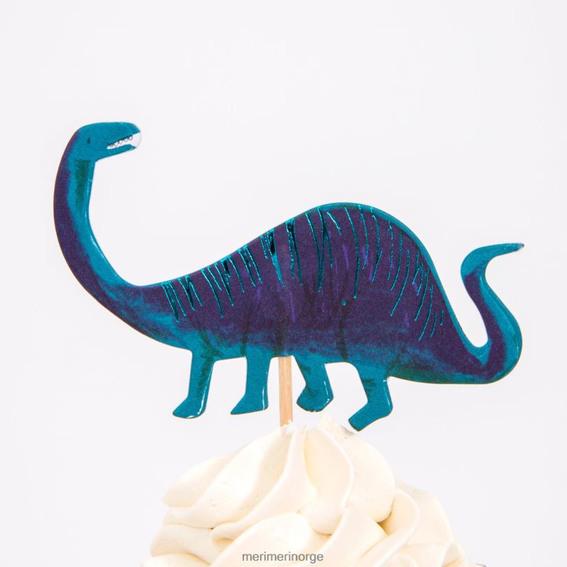 MERI MERI dinosaur rike cupcake kit (x 24 toppers) 04TF4280 temaer og anledninger