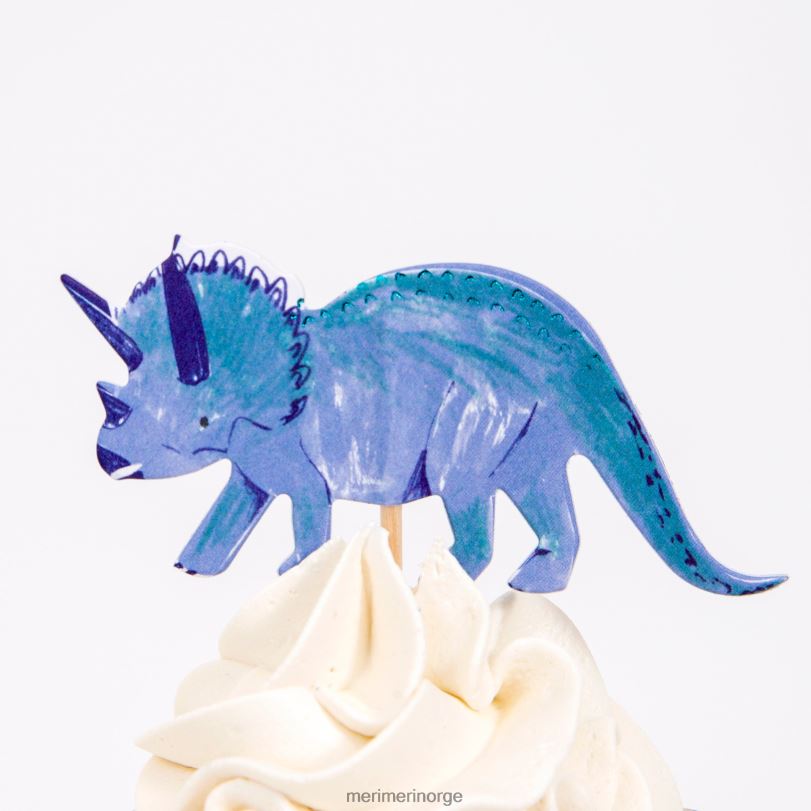 MERI MERI dinosaur rike cupcake kit (x 24 toppers) 04TF4280 temaer og anledninger