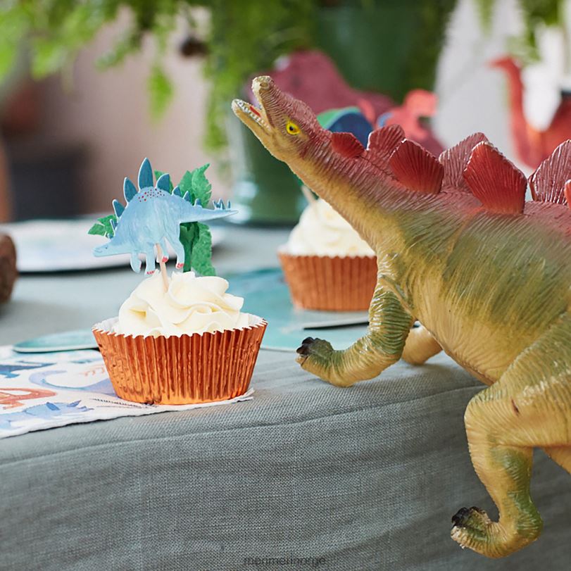 MERI MERI dinosaur rike cupcake kit (x 24 toppers) 04TF4280 temaer og anledninger