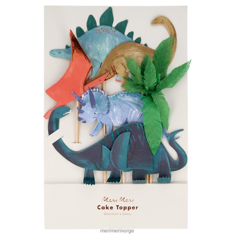 MERI MERI dinosaur rike kake toppers (x 6) 04TF4273 temaer og anledninger