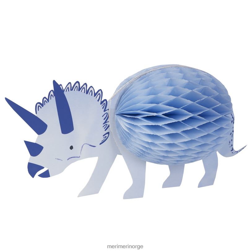 MERI MERI honeycomb dinosaur dekorasjoner (x 3) 04TF4266 temaer og anledninger