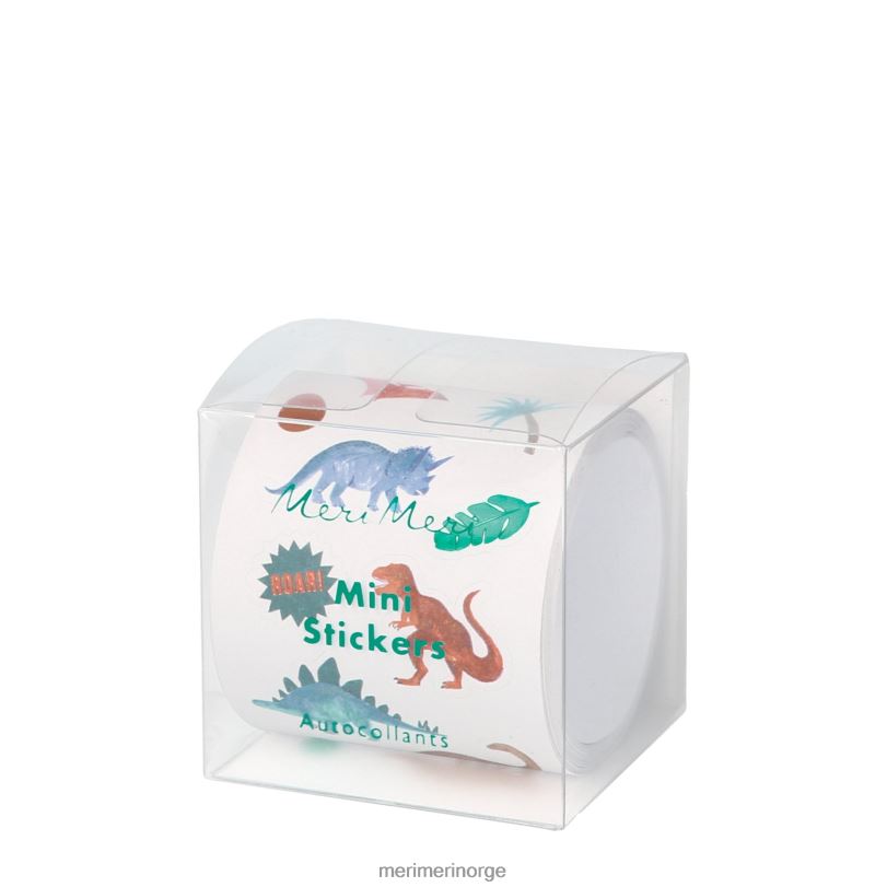MERI MERI mini klistremerker for dinosaurriket (x 300) 04TF4288 temaer og anledninger