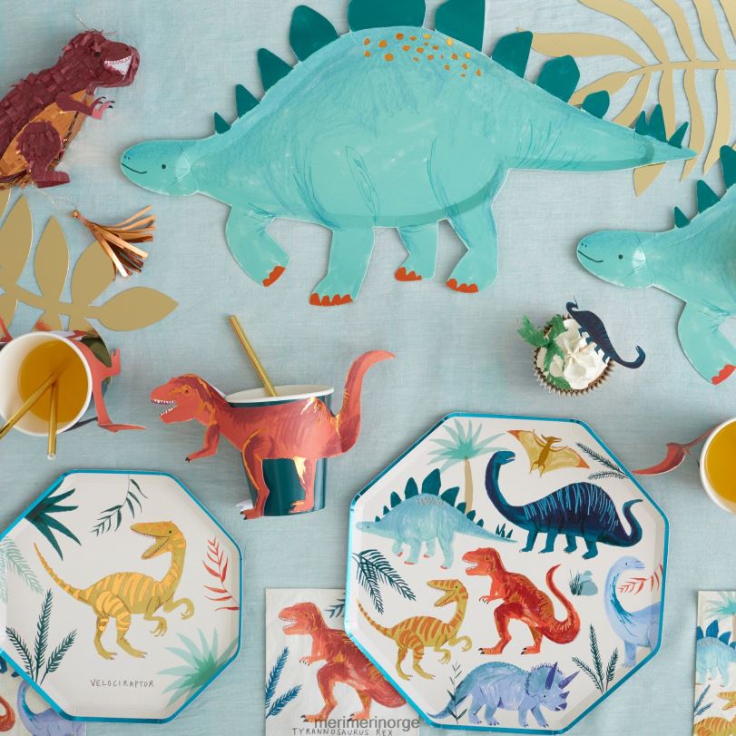 MERI MERI t-rex festkopper (x 8) 04TF4271 temaer og anledninger