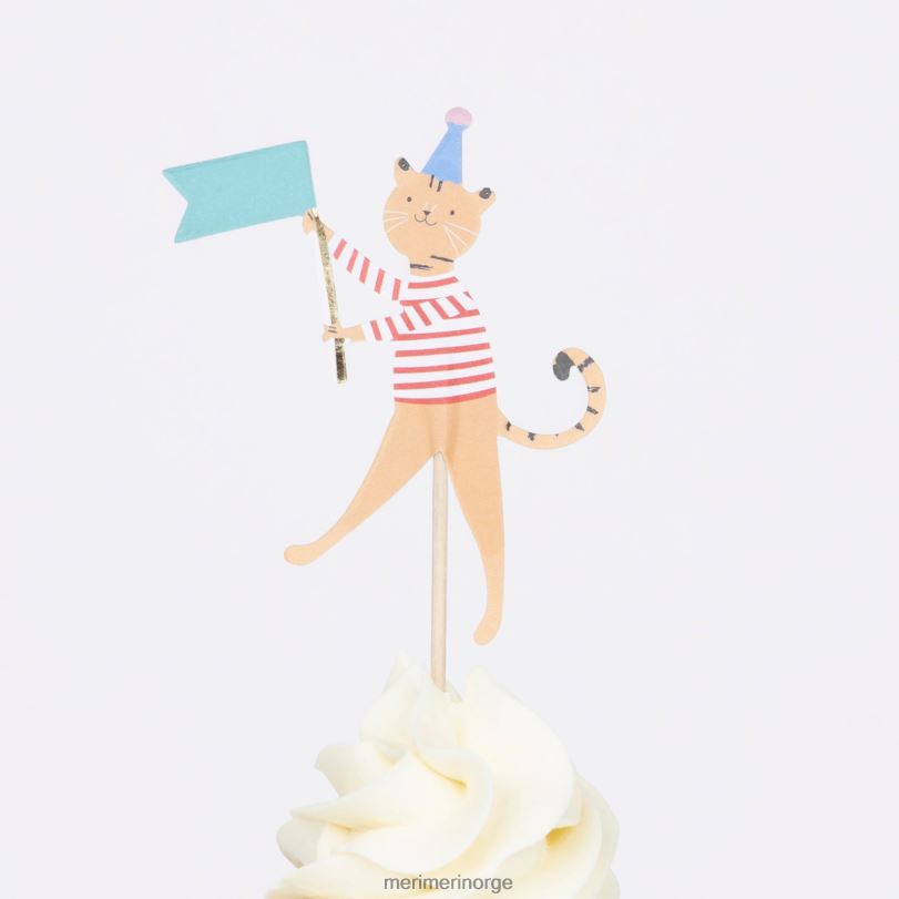 MERI MERI animal parade cupcake kit (x 24 toppers) 04TF4160 temaer og anledninger