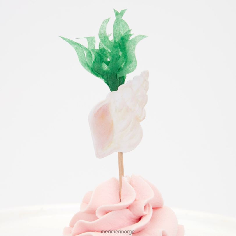 MERI MERI havfrue cupcake-sett (x 24 toppers) 04TF4529 temaer og anledninger