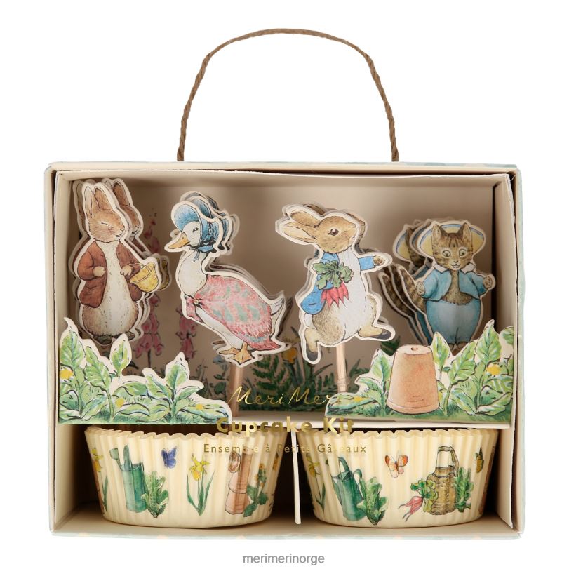 MERI MERI peter rabbit & friends cupcake-sett (x 24 toppers) 04TF4613 temaer og anledninger