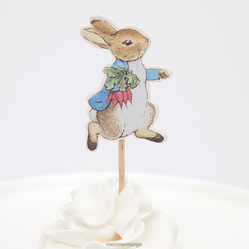 MERI MERI peter rabbit & friends cupcake-sett (x 24 toppers) 04TF4613 temaer og anledninger