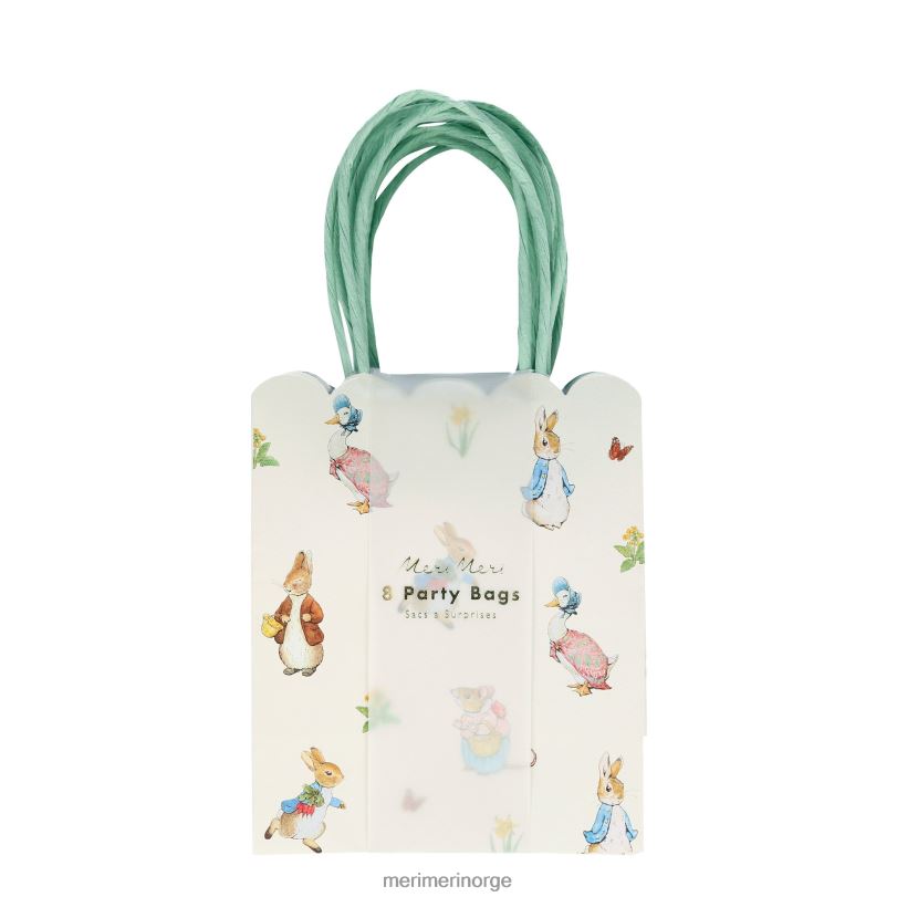 MERI MERI peter rabbit & friends party bags (x 8) 04TF4608 temaer og anledninger