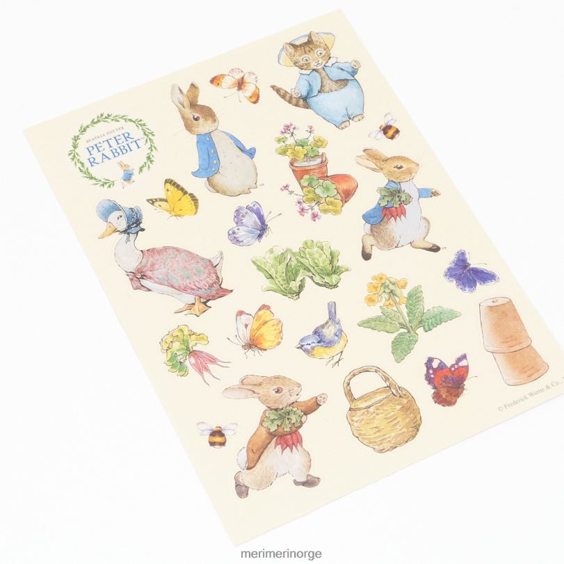 MERI MERI peter rabbit klistremerkeark (x 10 ark) 04TF4609 temaer og anledninger