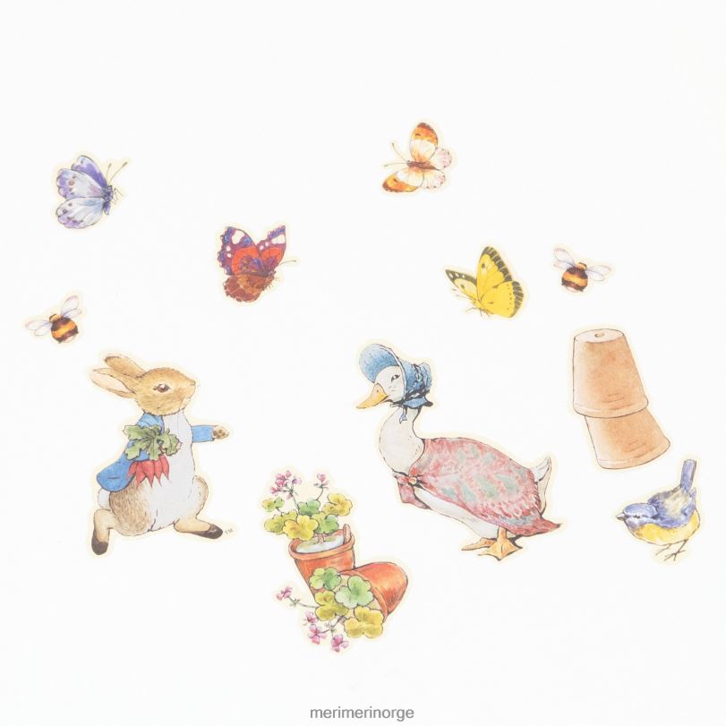 MERI MERI peter rabbit klistremerkeark (x 10 ark) 04TF4609 temaer og anledninger