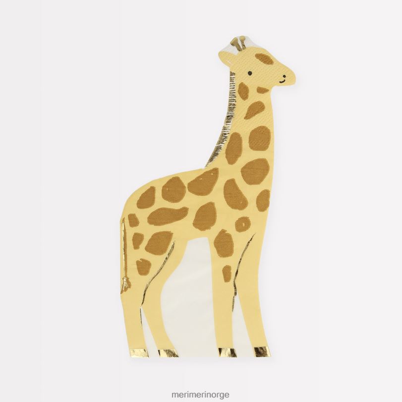 MERI MERI giraffservietter (x 16) 04TF4744 temaer og anledninger