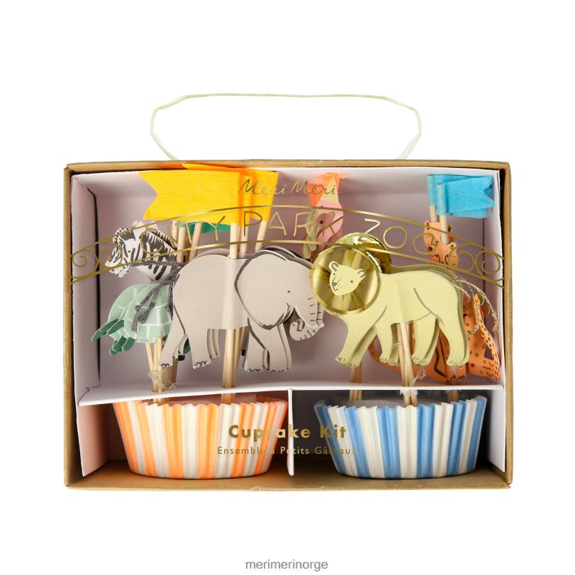 MERI MERI safari animals cupcake-sett (x 24 toppers) 04TF4735 temaer og anledninger